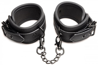 10-Piece Couples Bondage Kit - Black BDSM Starter Set with Cuffs, Collar, Blindfold, Paddle & Flogger