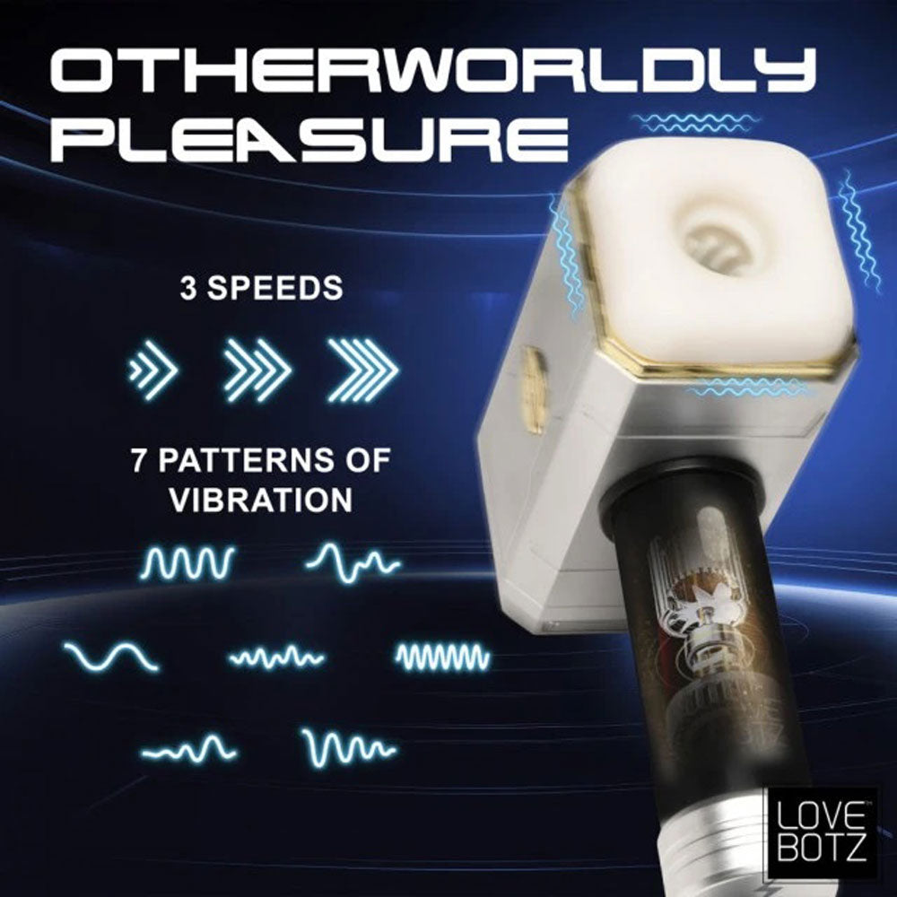 Lovebots Hammer Vibrating Suction Masturbator - 3 Vibration + 5 Suction Modes