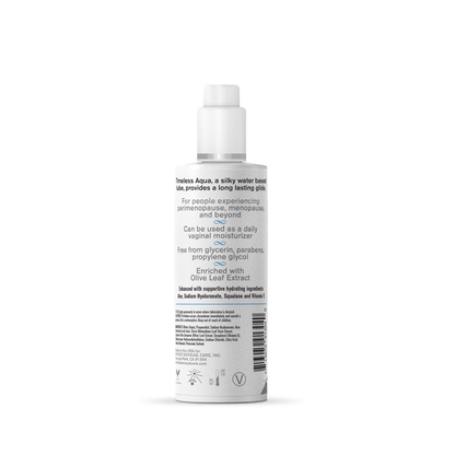 Simply Timeless Aqua Jelle - Water-Based Gel Lubricant 4oz for Menopause Relief