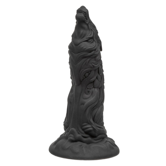 Fantasy Werewolf Man 6.25 Inch Realistic Black Silicone Suction Cup Dildo