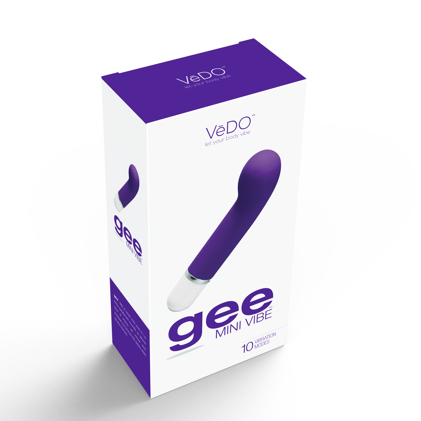 GEE 8 Inch G-Spot Vibrator - Classic Jelly Curved Vibrator