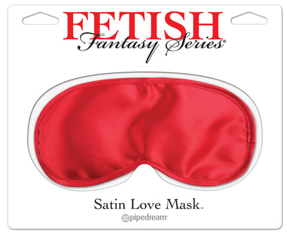 Satin Fetish Fantasy Blindfold - Red