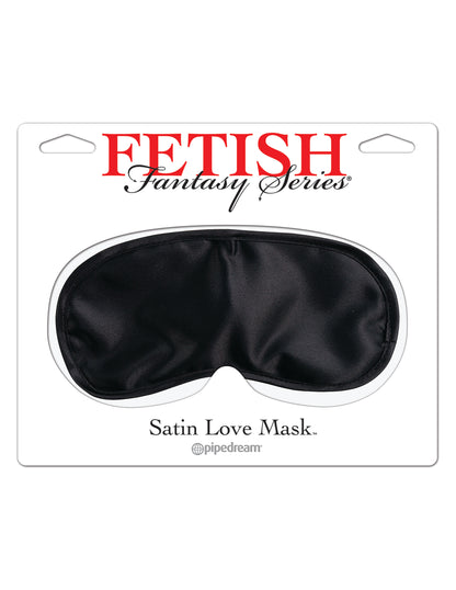 Satin Fetish Fantasy Blindfold - Black