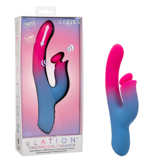 Elation Thrusting Dual Clitoral & G-Spot Stimulator Rechargeable