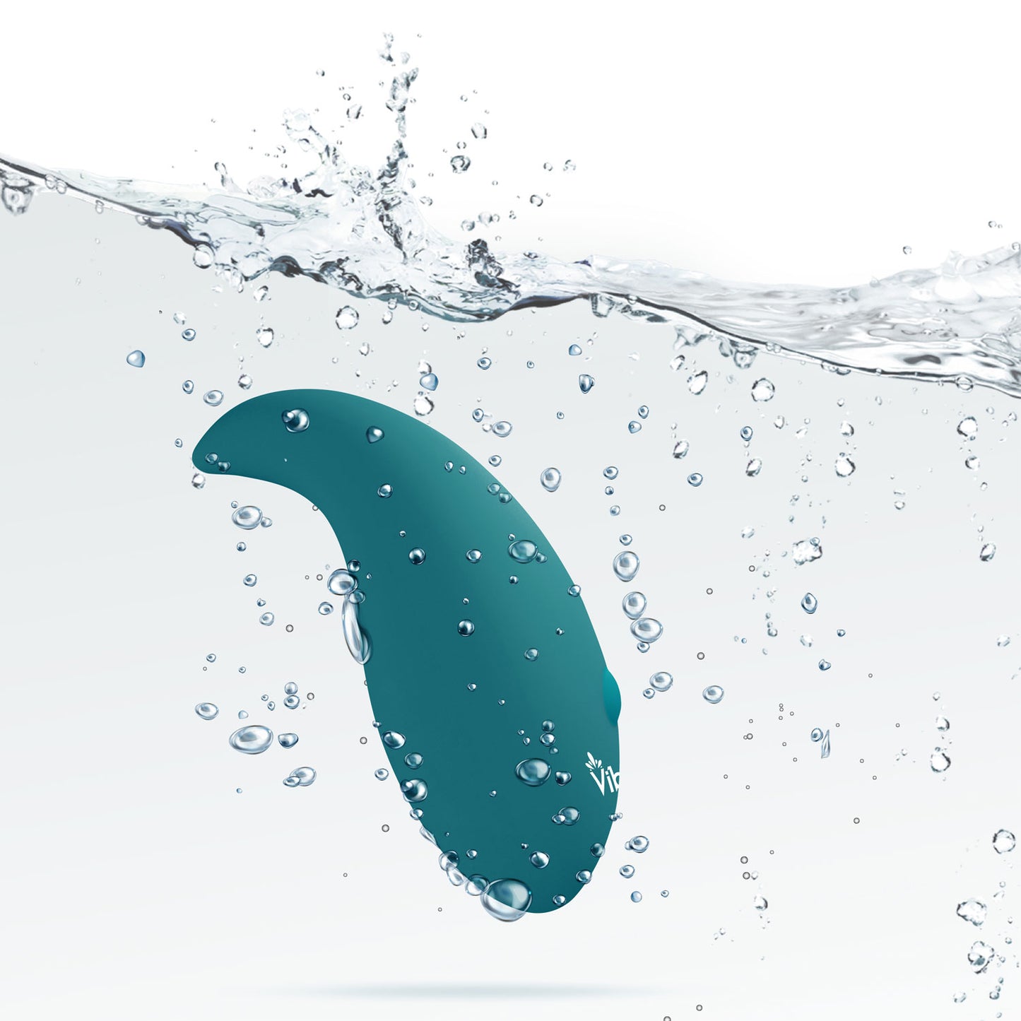 Elated Teardrop Clitoral Stimulator - 10-Speed Rechargeable Ocean
