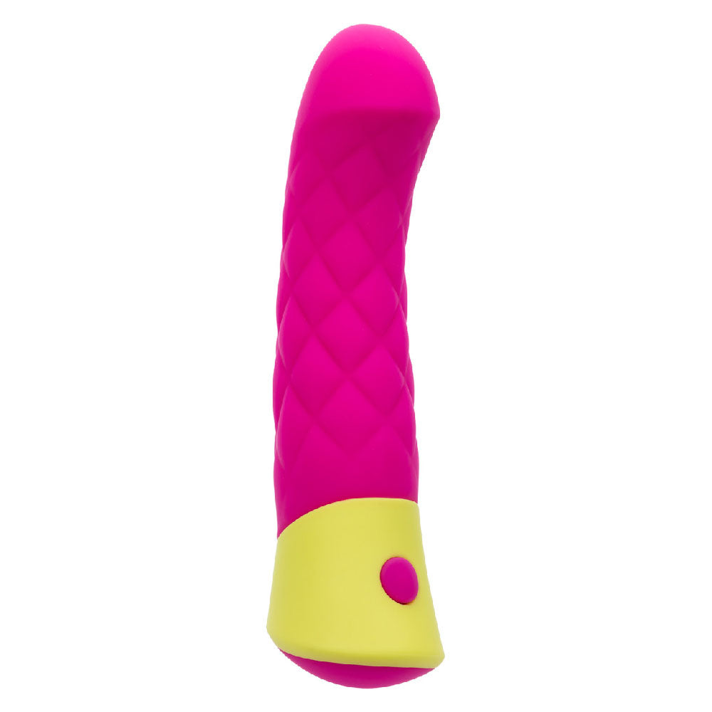 Rave Quilted G-Spot Vibrator Premium Silicone Rechargeable Waterproof