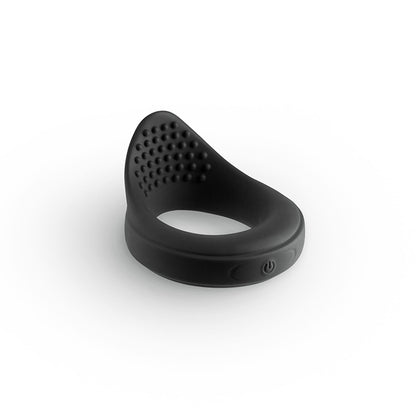 Rechargeable Renegade Slider Vibrating Cock Ring – Black
