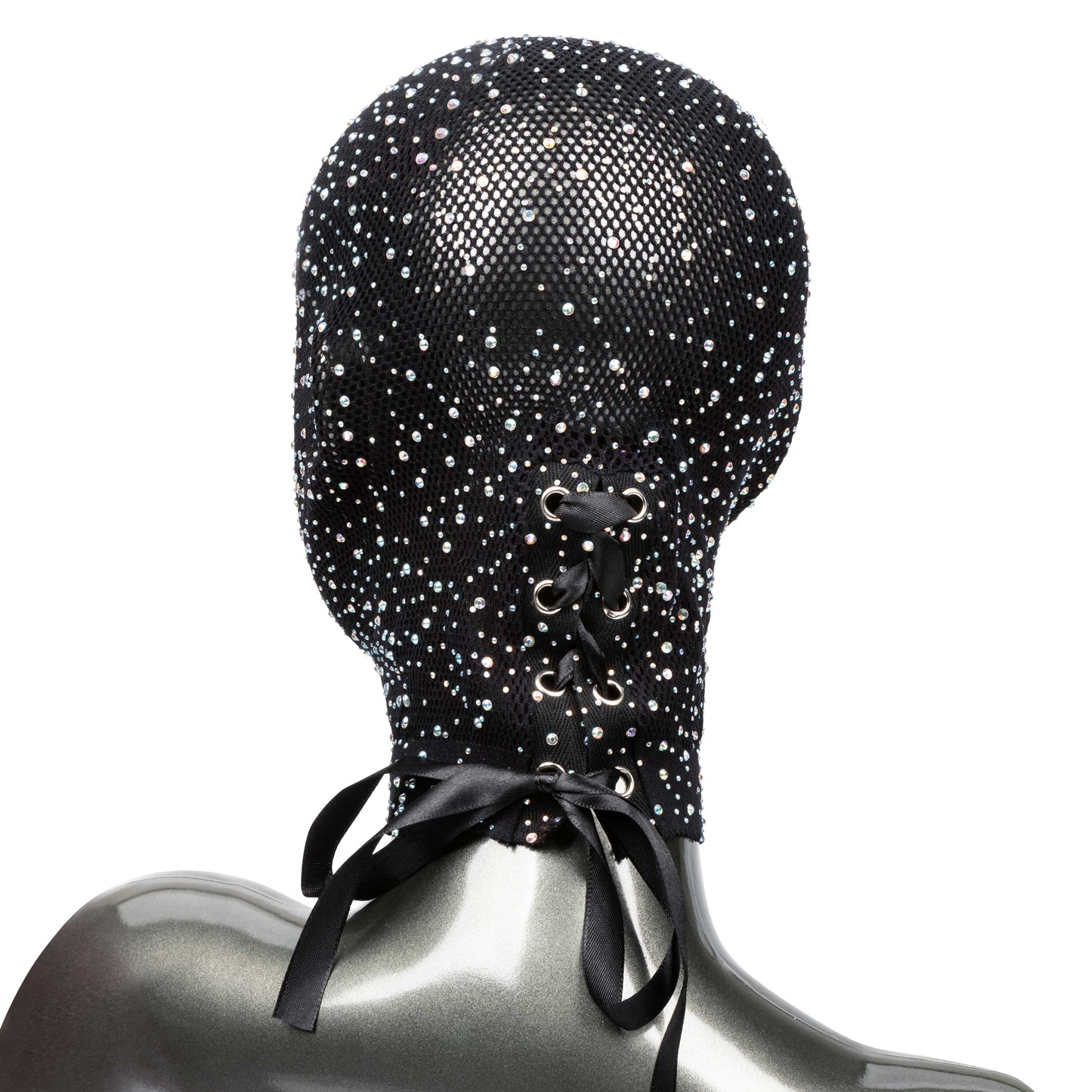 Radiance Full Coverage Sensory Hood with Mesh & Rhinestones - Black