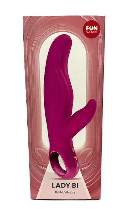 "Lady Bi Rabbit Vibrator - Magenta FUN-970"