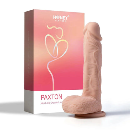 Paxton App-Controlled Vibrating Thrusting Dildo 7.5" with Heating