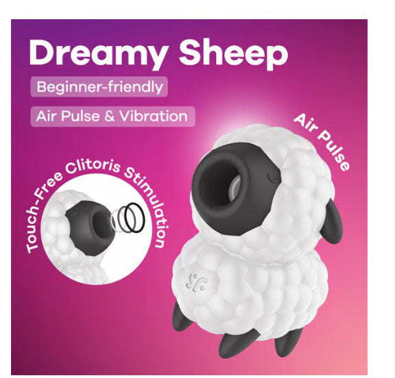 Dreamy Sheep Air Pulse Clitoral Stimulator with Vibration
