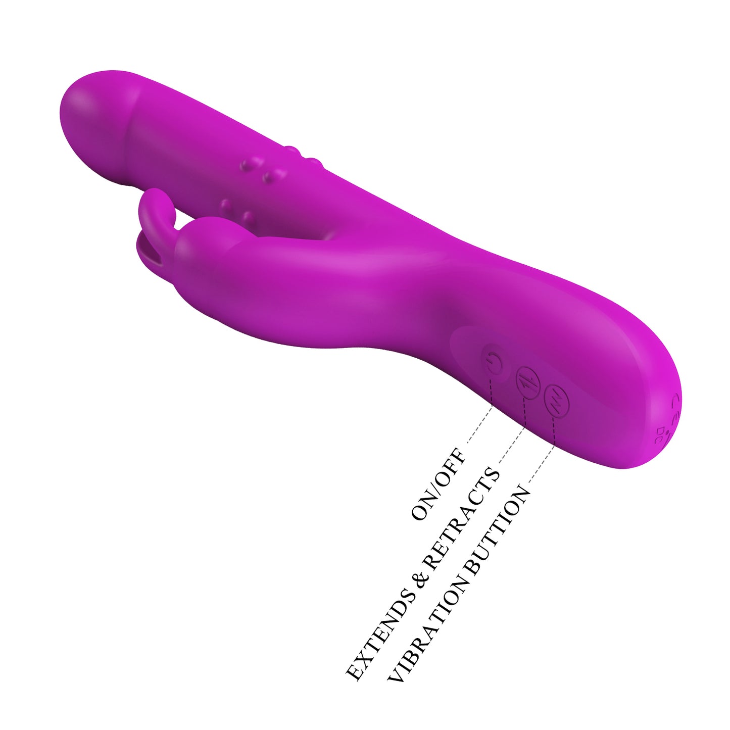 Pretty Love Reese Rabbit Vibrator Thrusting Rotating G-Spot Clitoral