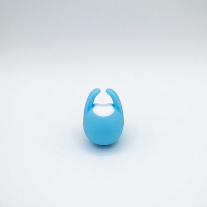 Heavenly Humpback Finger Vibrator - 10 Functions, Discreet Whale Shape, Waterproof Blue