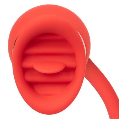 French Kiss Casanova Tongue Vibrator Clitoral Stimulator - Red