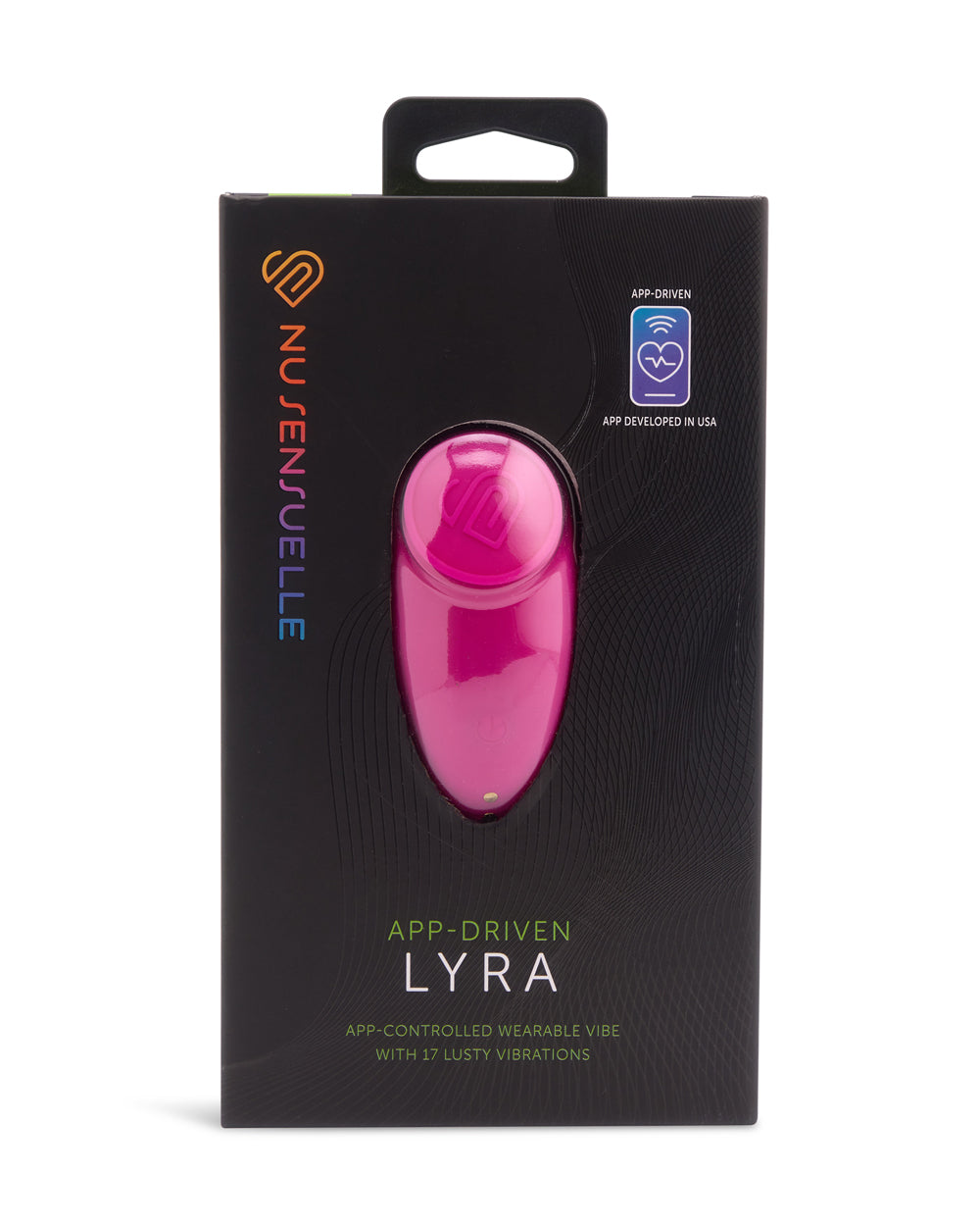 Sensuelle Lyra App-Controlled Panty Vibrator - Remote & Long-Distance Play, Rechargeable Pin