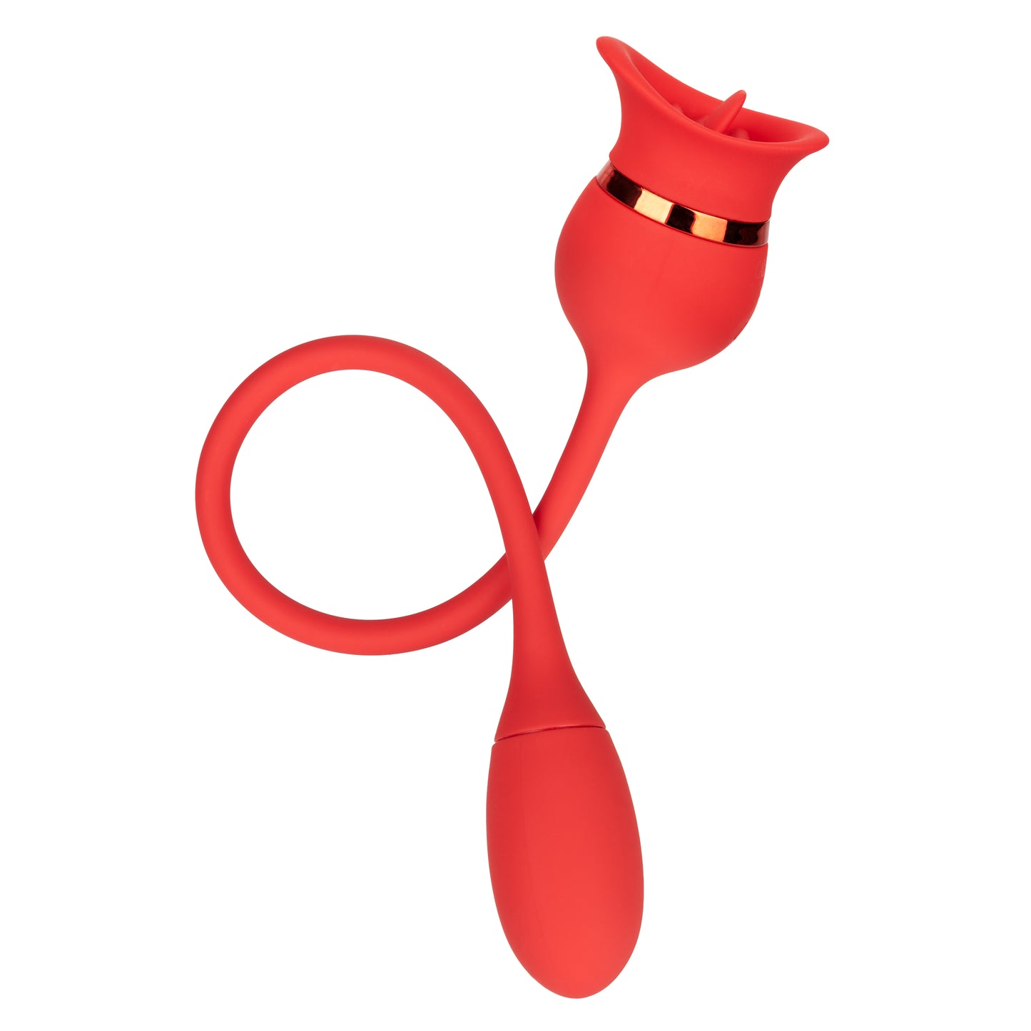 French Kiss Casanova Tongue Vibrator Clitoral Stimulator - Red