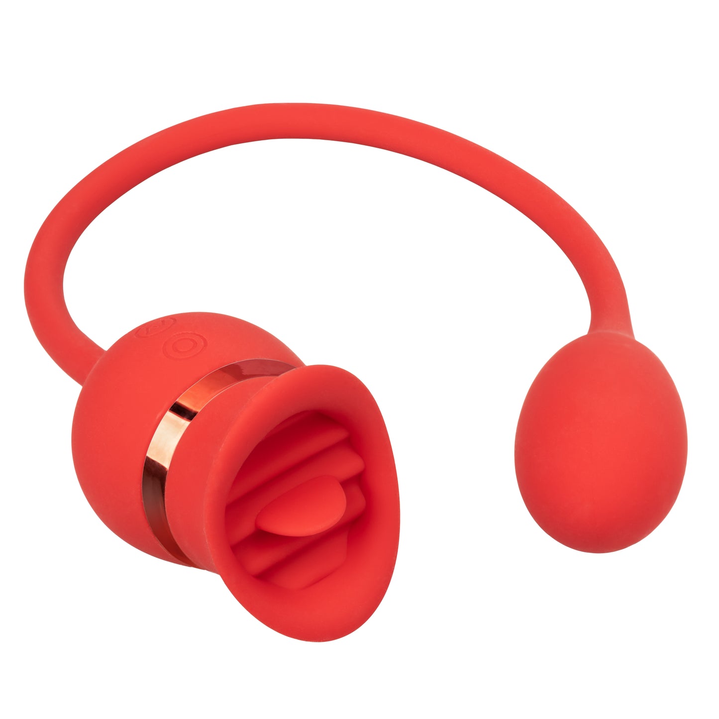 French Kiss Casanova Tongue Vibrator Clitoral Stimulator - Red