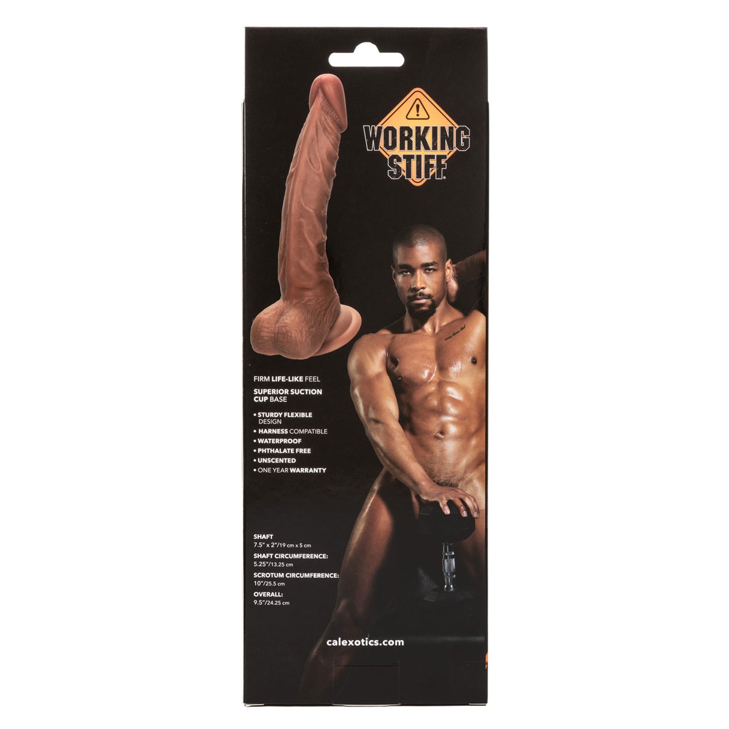 Working Stiff The Personal Trainer 7.5 Inch Realistic Suction Cup Dildo – Brown