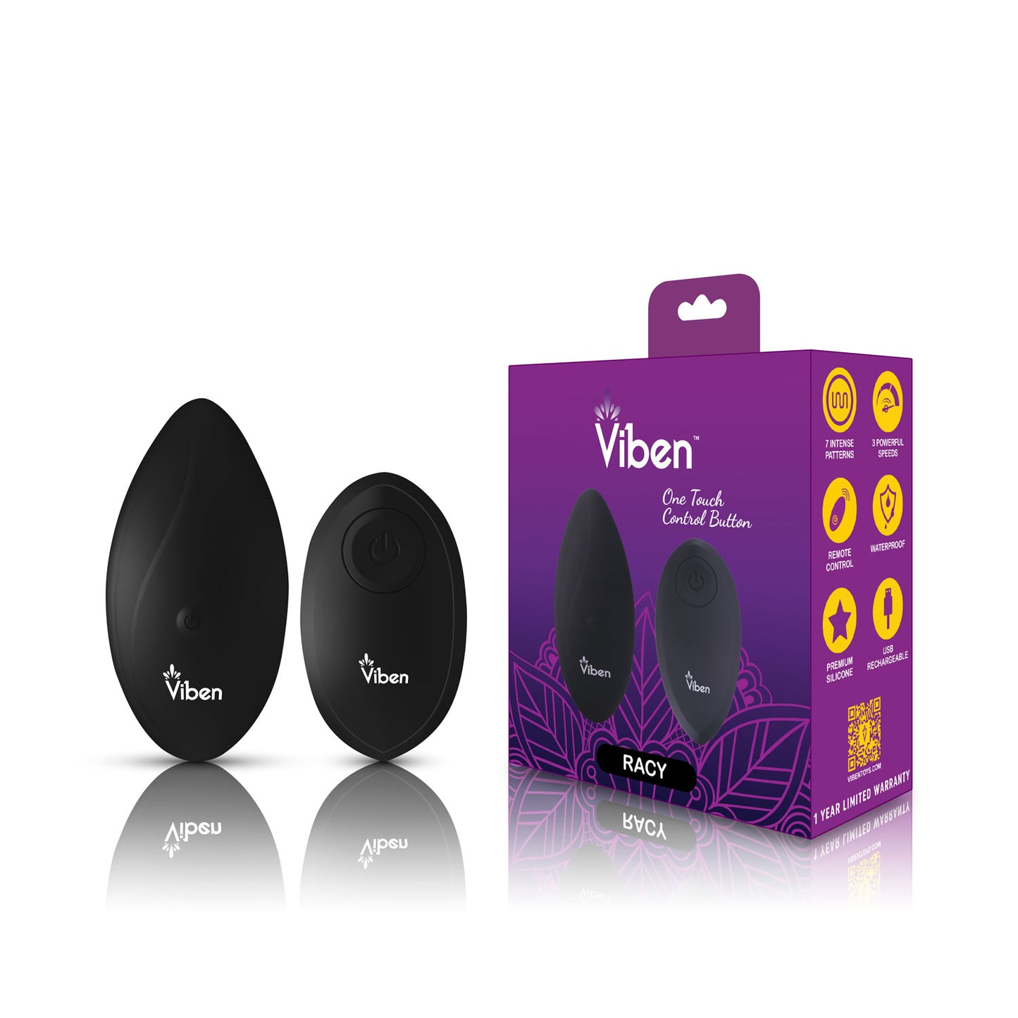 Rechargeable Remote Control Panty Vibrator – Black