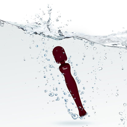 Rechargeable Wand Massager 20 Vibration Patterns 8 Speeds – Ruby Red