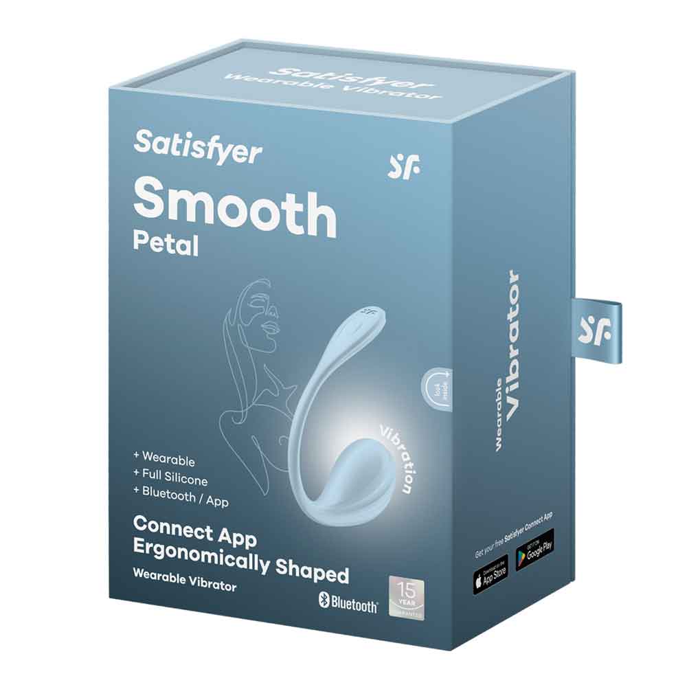 Smooth Petal Connect App Light Blue G-Spot Vibrator