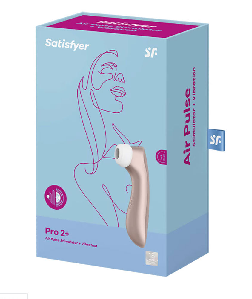 Satisfyer Pro 2 Plus Air Pulse Clitoral Suction Vibrator Vibration