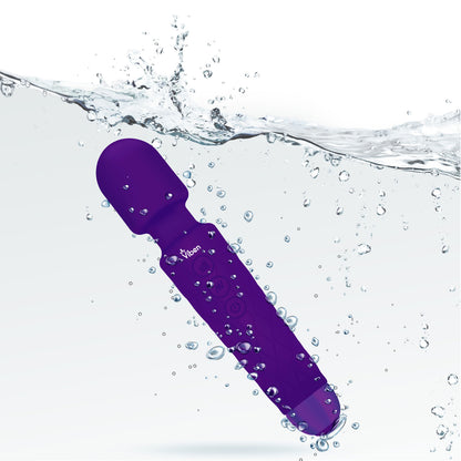 Tempest Rechargeable Mini Wand Vibrator 8 Speeds 20 Patterns 160 Combinations Purple