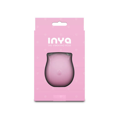 Inya Rose Clitoral Stimulator Rechargeable - Pink Rose Vibrator