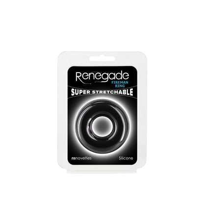 Renegade Fireman Silicone Cock Ring - Large Black
