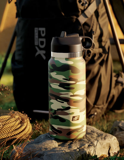 Fap Flask Happy Camper Discreet Camo Bottle Masturbator