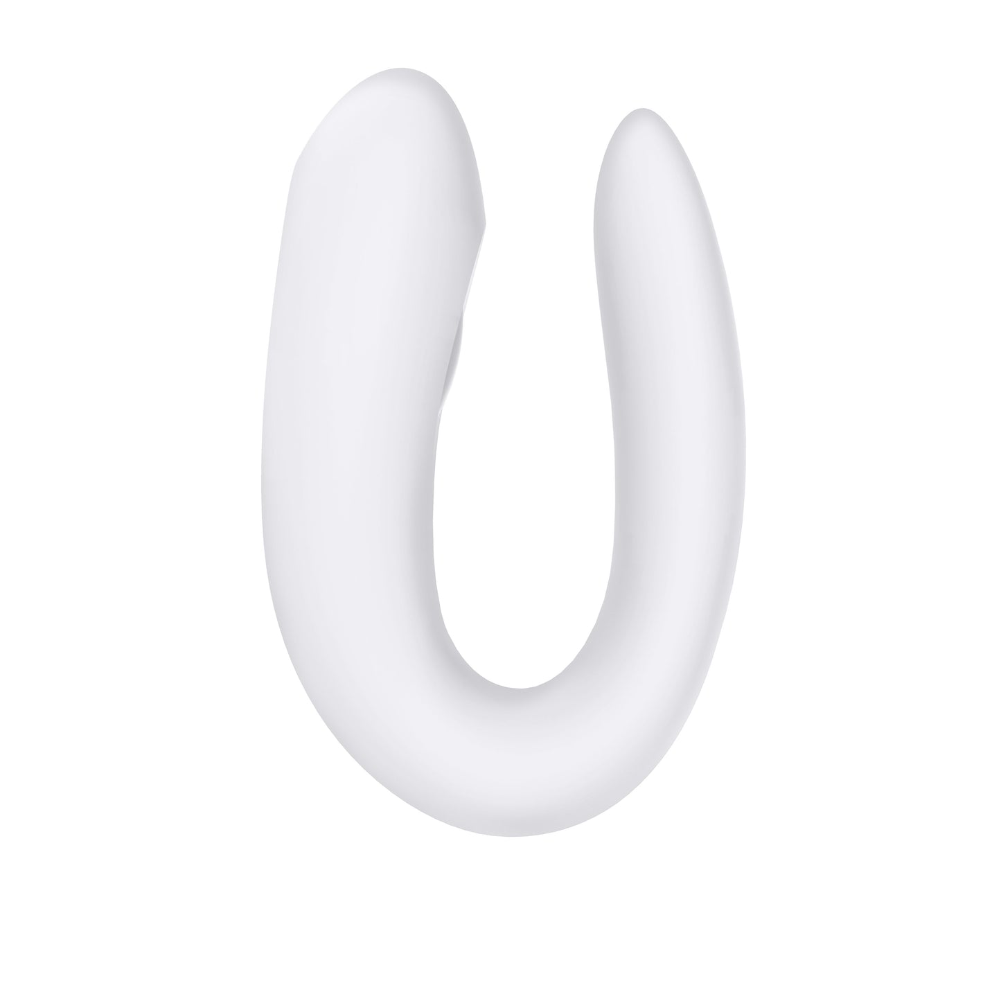 Satisfyer Double Joy App-Controlled Couples Vibrator - U-Shape Dual Stimulation, Waterproof White