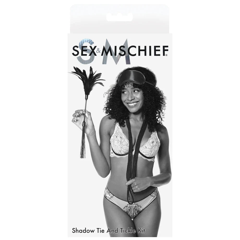 Beginner BDSM Sensory Kit 3-Piece Set - Black