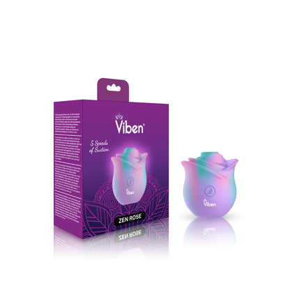 Zen Rose Unicorn Clitoral Stimulator - 10-Mode Suction & Vibration Rose