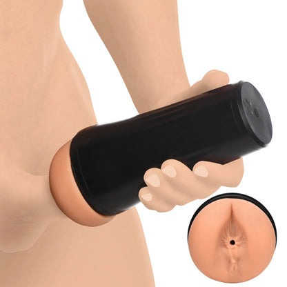 Mistress Vibrating Ass Masturbator - Medium Realistic Anal Stroker