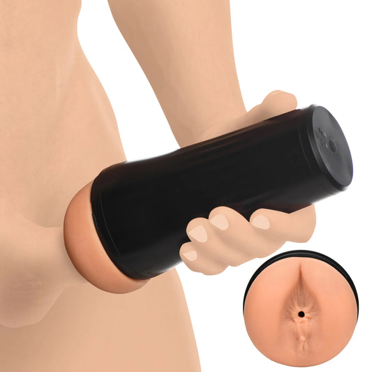 Mistress Vibrating Ass Masturbator - Medium Realistic Anal Stroker