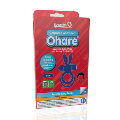 Rechargeable Remote Rabbit Cock Ring XL – Blue
