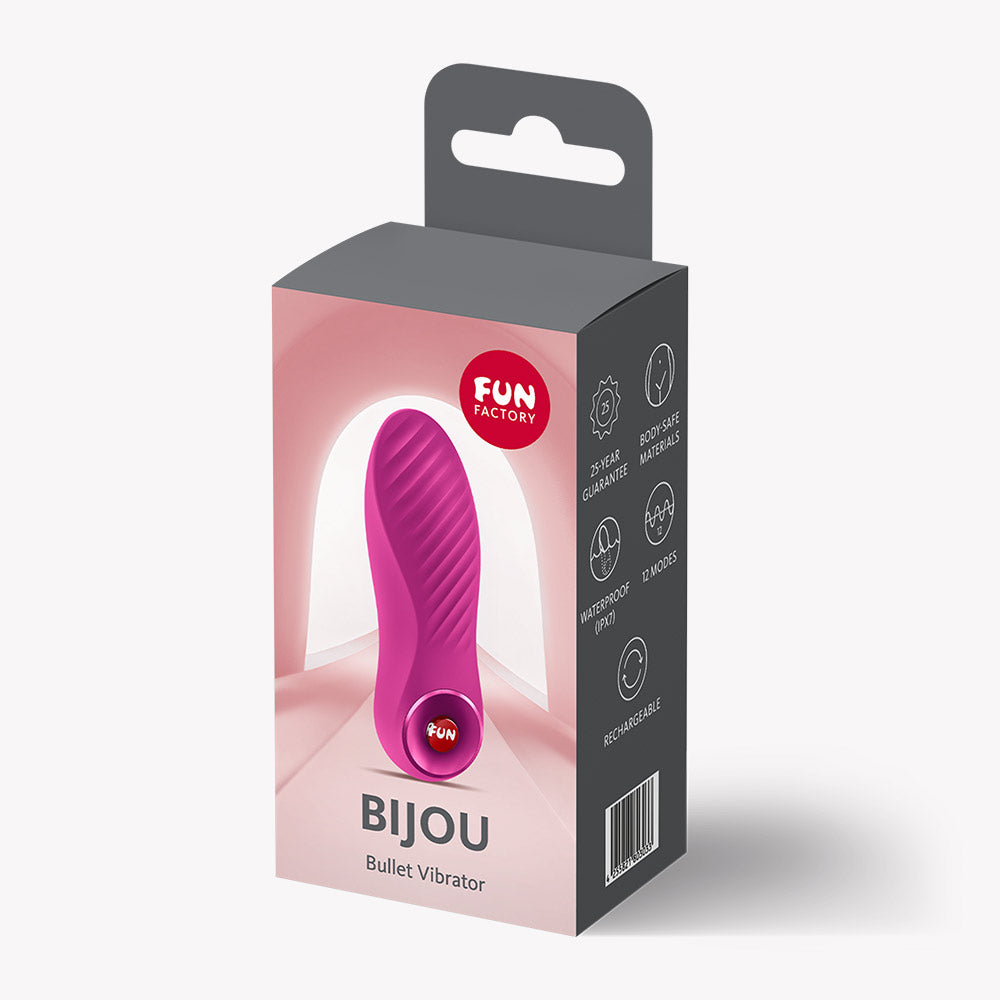 Bijou Rechargeable Bullet Vibrator - Magenta