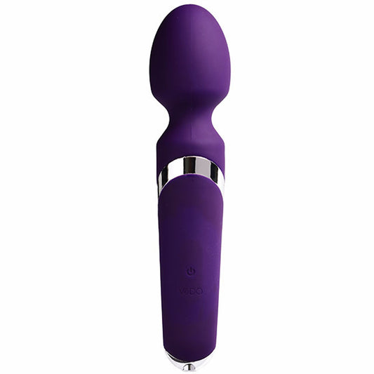 Wanda Rechargeable Deep Power Wand Vibrator – Purple
