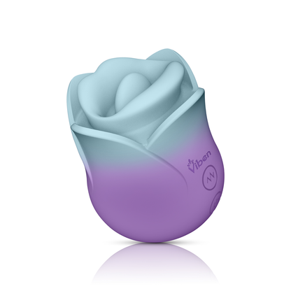 Succubus Pixie Dust Rose Clitoral Vibrator - 10-Mode Kissing Stimulator