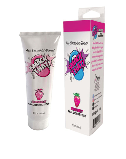 Smack That Anal Desensitizer Cream - Strawberry Flavor 1.5oz Numbing Gel