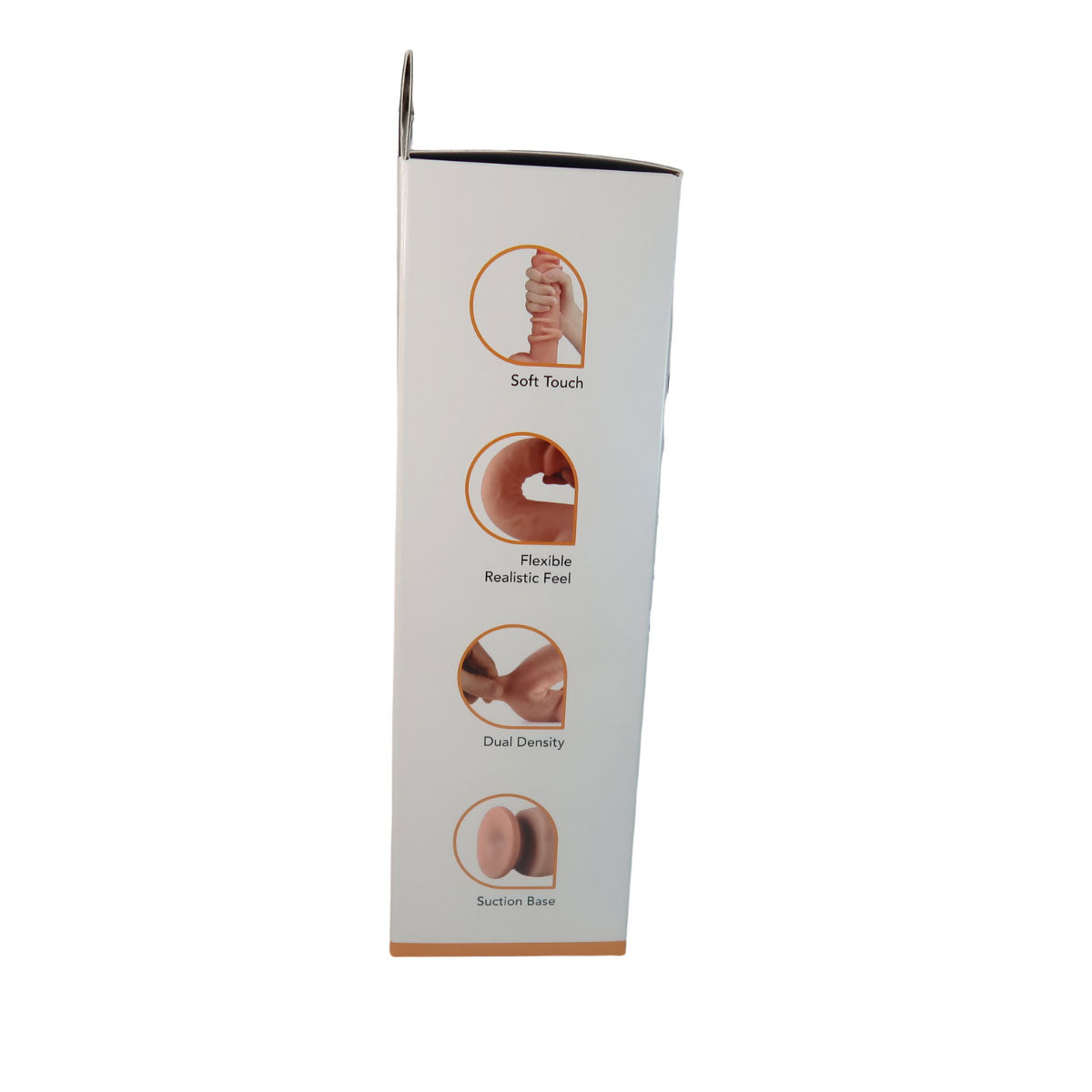 7.5 Inch Realistic Dual-Layer Dildo - Real Skin Lucky Tan