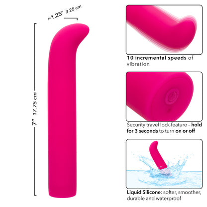 Classic Chic G Rechargeable G-Spot Vibrator - Pink