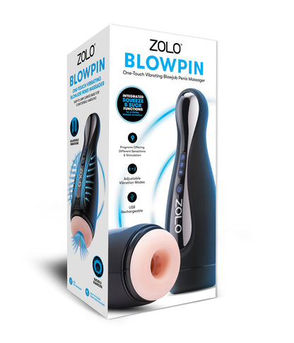 Zolo Blowpin Suction & Vibration Male Masturbator