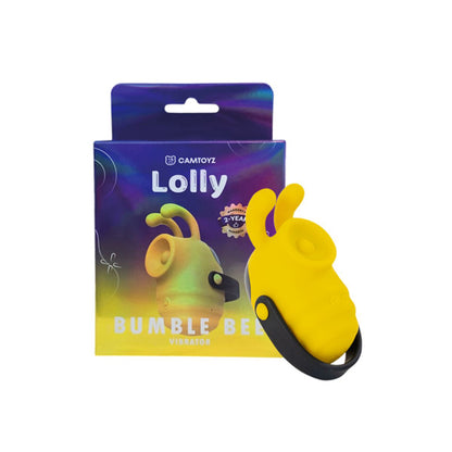 Bumble Bee Lolly Vibrating Cock Ring – Cute Silicone Clitoral Stimulator