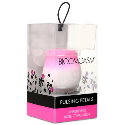 Pulsing Petals Clitoral Pulse Stimulator - Rechargeable Rose Vibrator