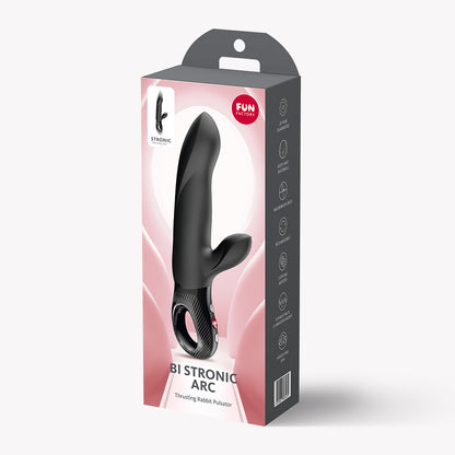 Bi Stronic Arc Rechargeable G-Spot & Clitoral Pulsator - Black