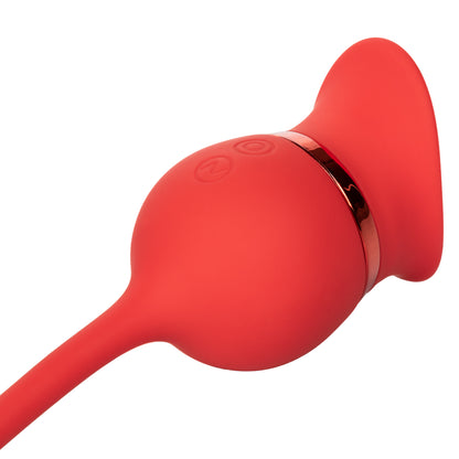 French Kiss Casanova Tongue Vibrator Clitoral Stimulator - Red