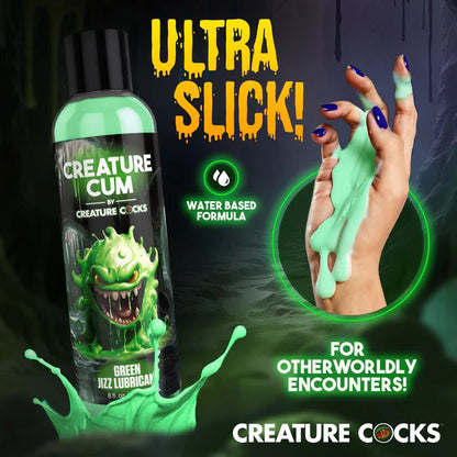 Creature Cum Green Water-Based Lubricant 8 oz - Fantasy Glow