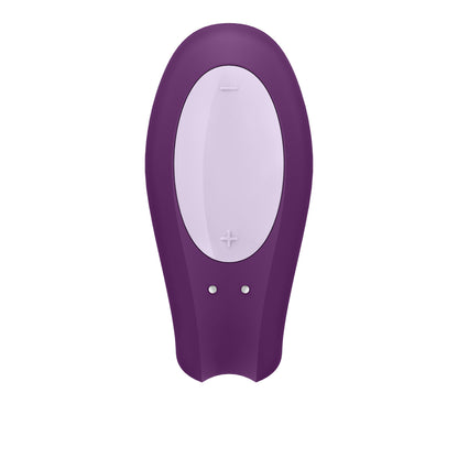 Satisfyer Double Joy App-Controlled Couple's Vibrator - U-Shape, Dual Motors, Waterproof Purple