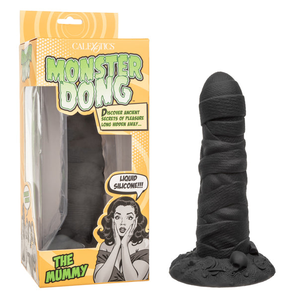 Fantasy Mummy 7.25 Inch Realistic Black Silicone Suction Cup Dildo
